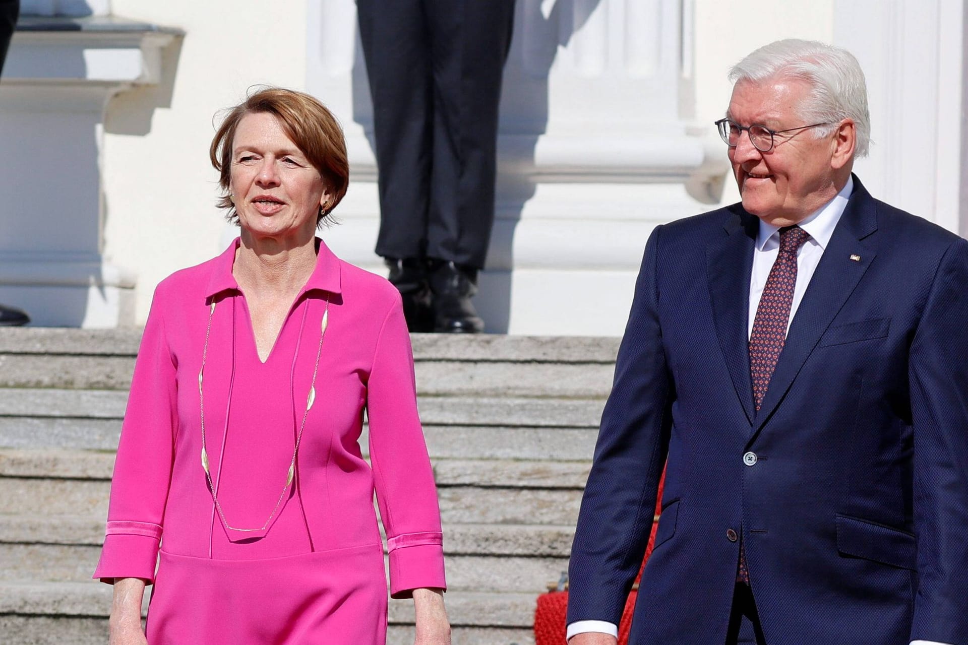 Elke Büdenbender und Frank-Walter Steinmeier: Das Paar hat eine gemeinsame Tochter.