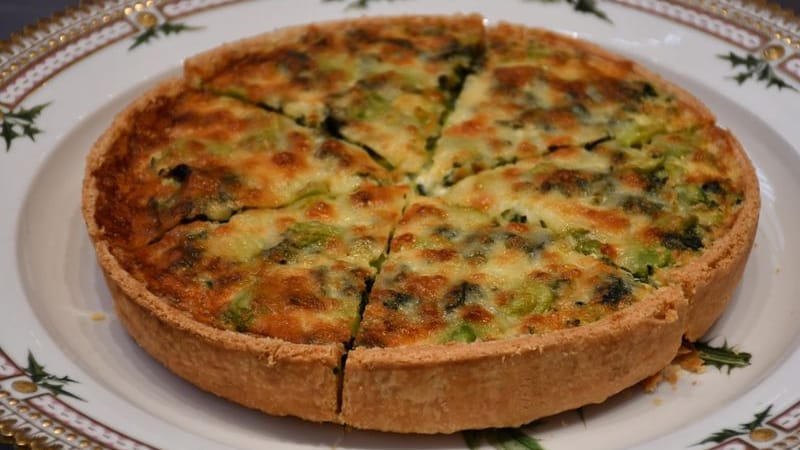 Besonderes Rezept: Die Quiche wurde speziell zur Krönung entwickelt.