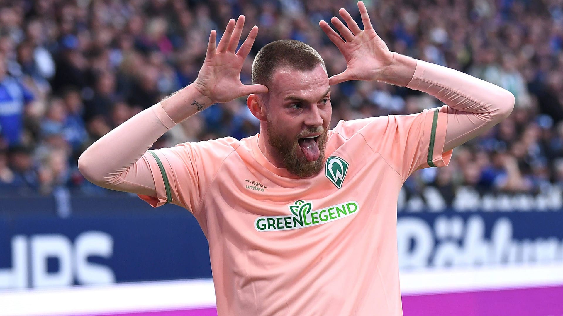 Starke Saison für Werder Bremen: Marvin Ducksch beim Torjubel.