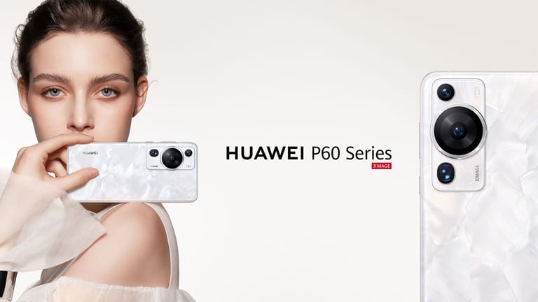 Das neue HUAWEI P60 Pro überzeugt mit seiner eindrucksvollen Ästhetik und spektakulären Bildgebung. Aber auch das neue HUAWEI Mate X3 zum Falten weiß mit seinen innovativen Materialien zu beeindrucken. (Quelle: HUAWEI)