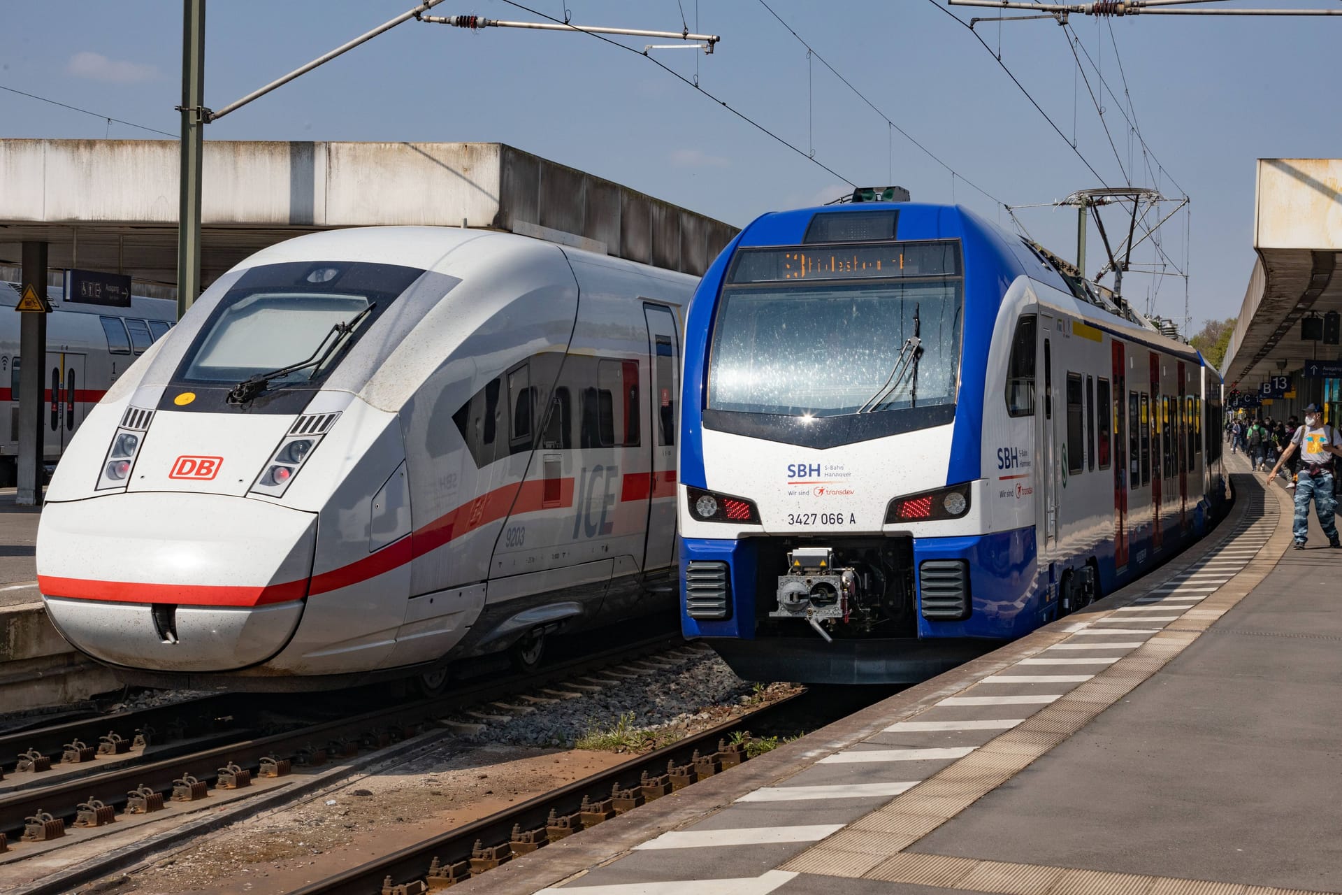 Hauptbahnhof Hannover: Hier werden am 15. und 16. Mai nicht viele Züge fahren.