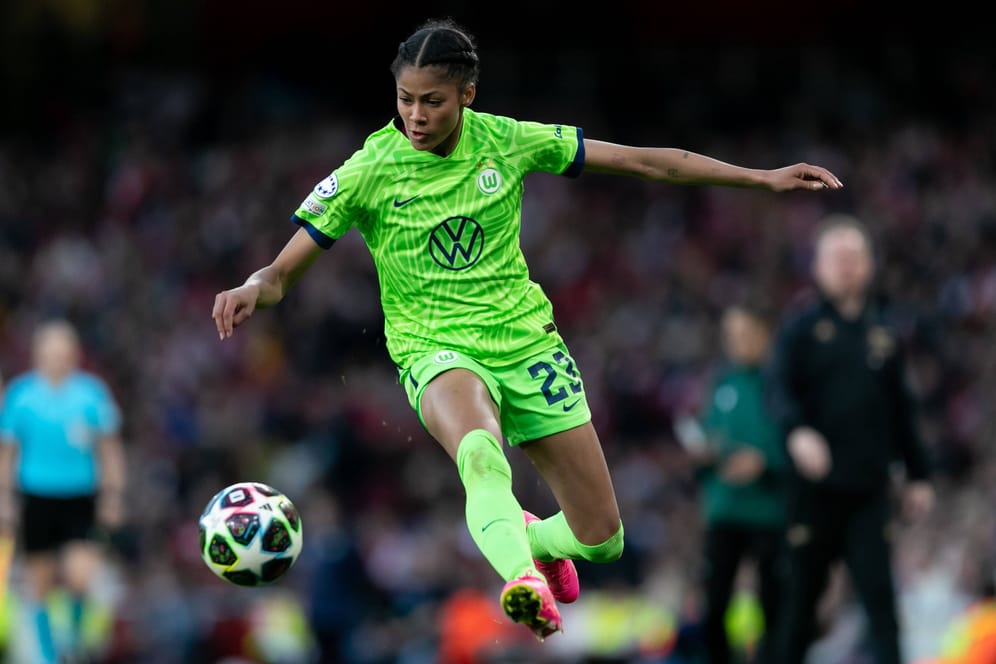 Sveindis Jonsdottir: Der VfL steht auch dank ihr im Finale der Champions League.