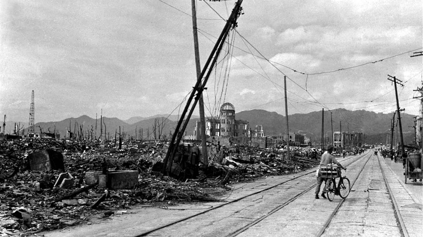 Hiroshima nach der Atombombe: