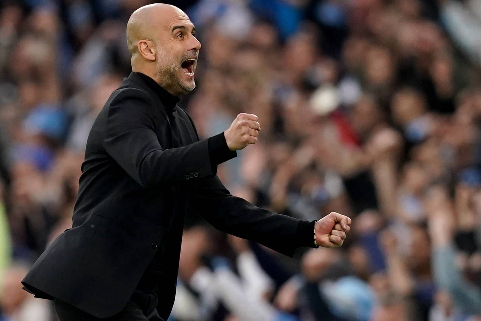 Pep Guardiola: Der spanische Trainer steht mit seinem Team zum zweiten Mal im Finale der Königsklasse.