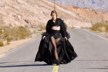 Mirella auf dem Catwalk: Das Model konnte die Juroren nicht überzeugen.