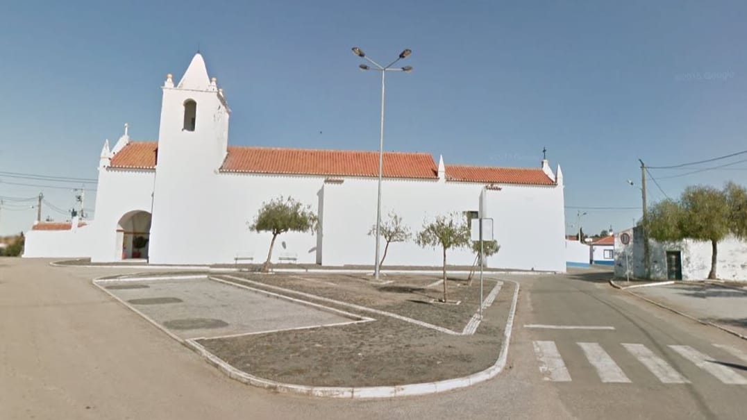 Die Dorfkirche von Baleizão: In der Nähe des portugiesischen Örtchens ereignete sich das Verbrechen. Die Dorfkirche von Baleizão: In der Nähe des portugiesischen Örtchens ereignete sich das Verbrechen.
