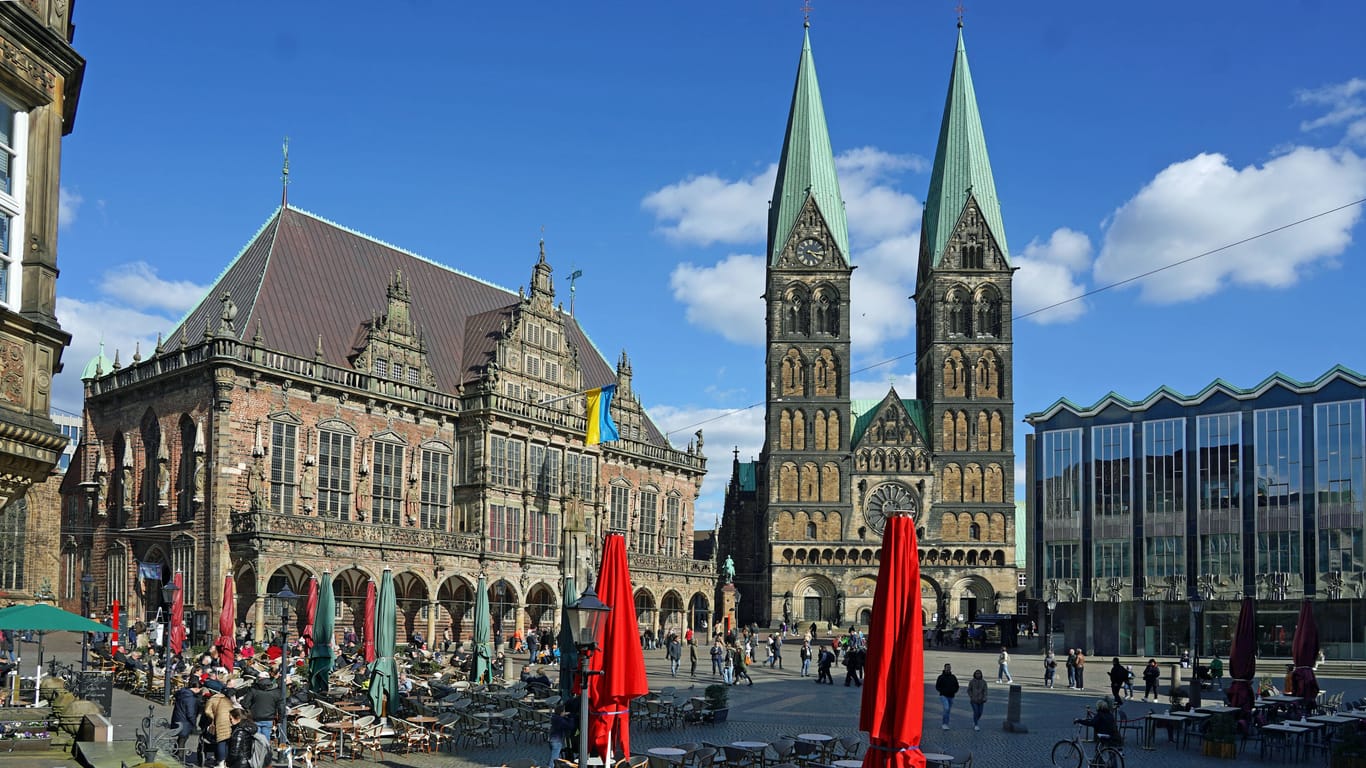 Bremer Marktplatz (Archivbild): Die Bürgerschaftswahl in Bremen unterscheidet sich von Landtagswahlen in anderen Bundesländern.