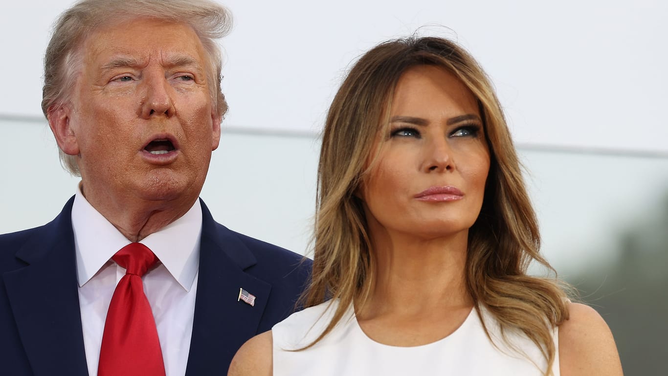 Donald und Melania Trump: Die ehemalige First Lady sorgte mit ihrer Abwesenheit für Aufsehen.