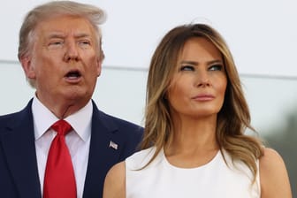 Donald und Melania Trump: Es ist unklar, ob die ehemalige First Lady am TV-Duell ihres Mannes teilnehmen wird.