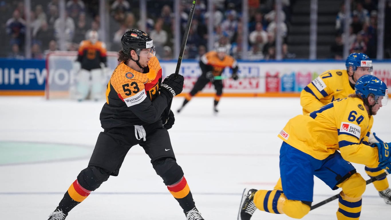 Moritz Seider: Auch der NHL-Profi konnte die Niederlage nicht abwenden.