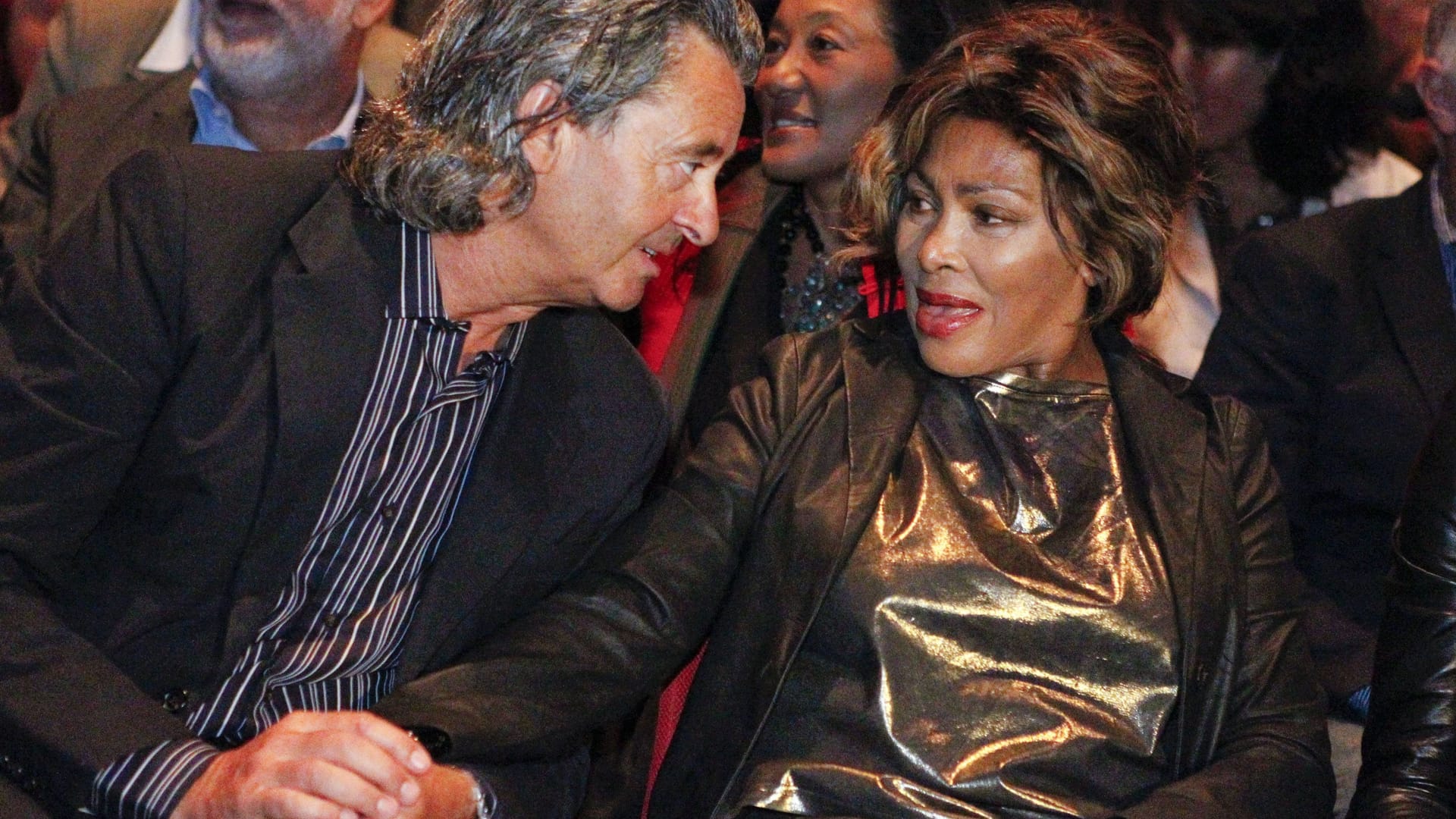 Tina Turner und ihr Ehemann Erwin Bach in Zürich.