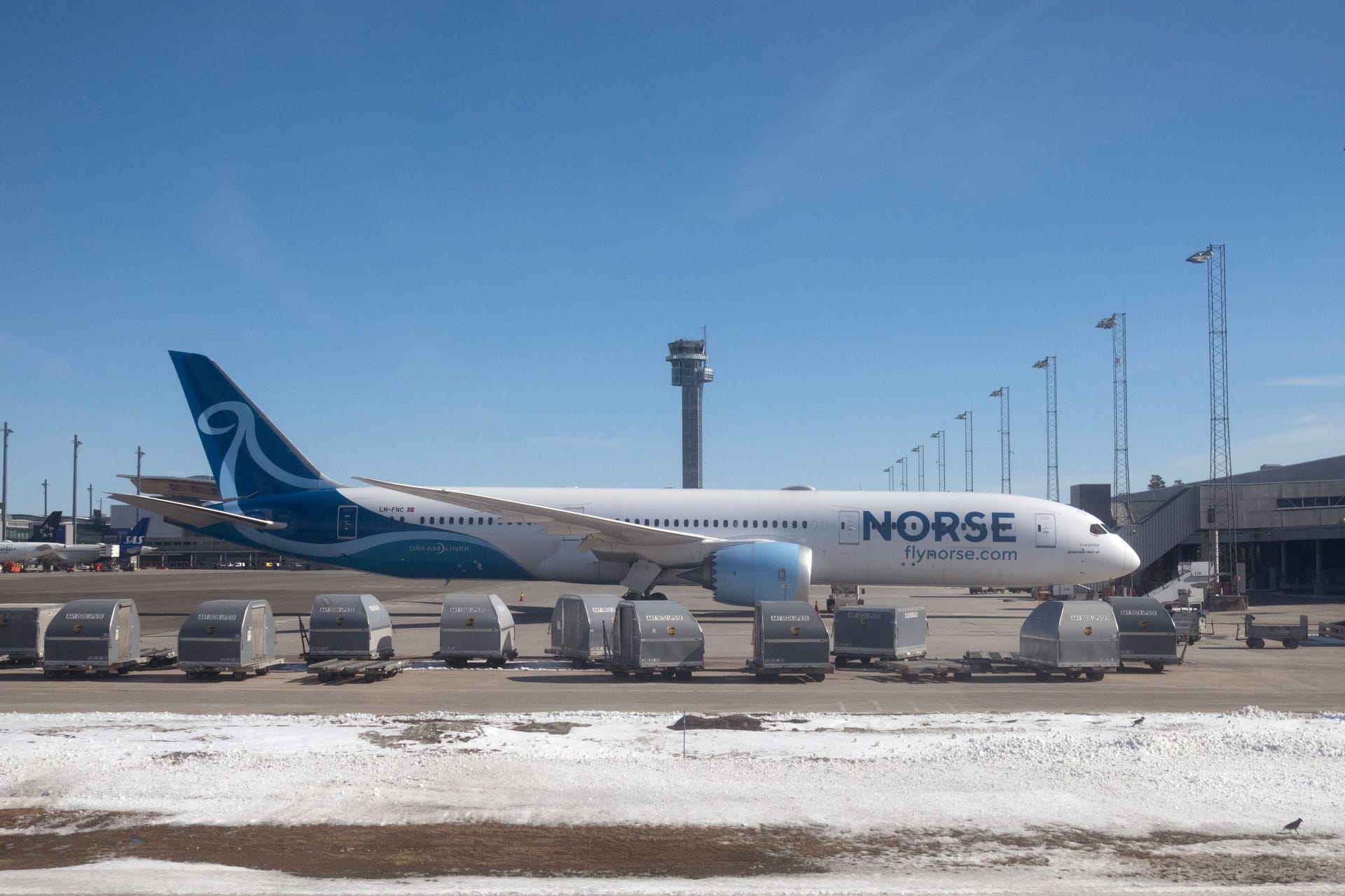 Ein Flugzeug der Norse Atlantic Airways (Symbolbild): Die Airline könnte sich aus Berlin zurückziehen.