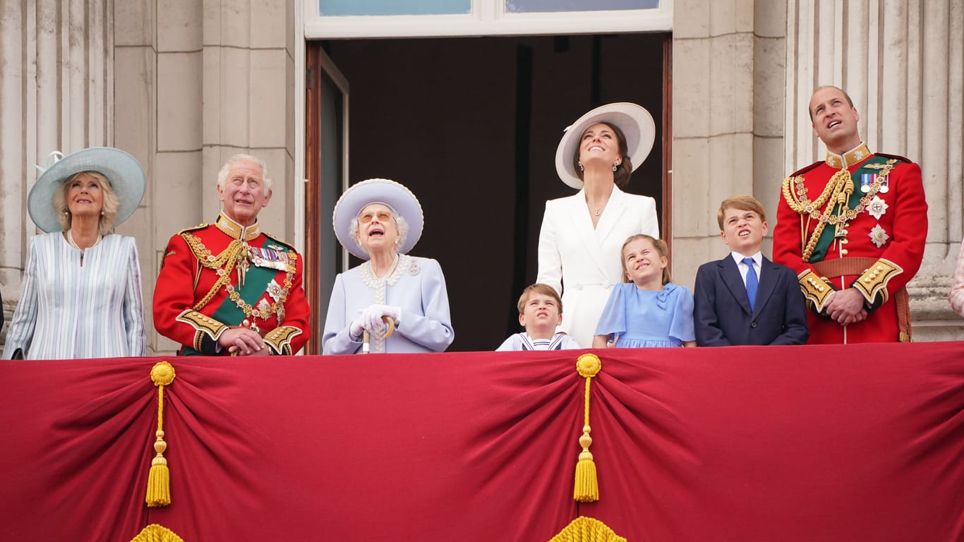 Die Royals bei der "Trooping the Colour"-Parade im vergangenen Jahr.