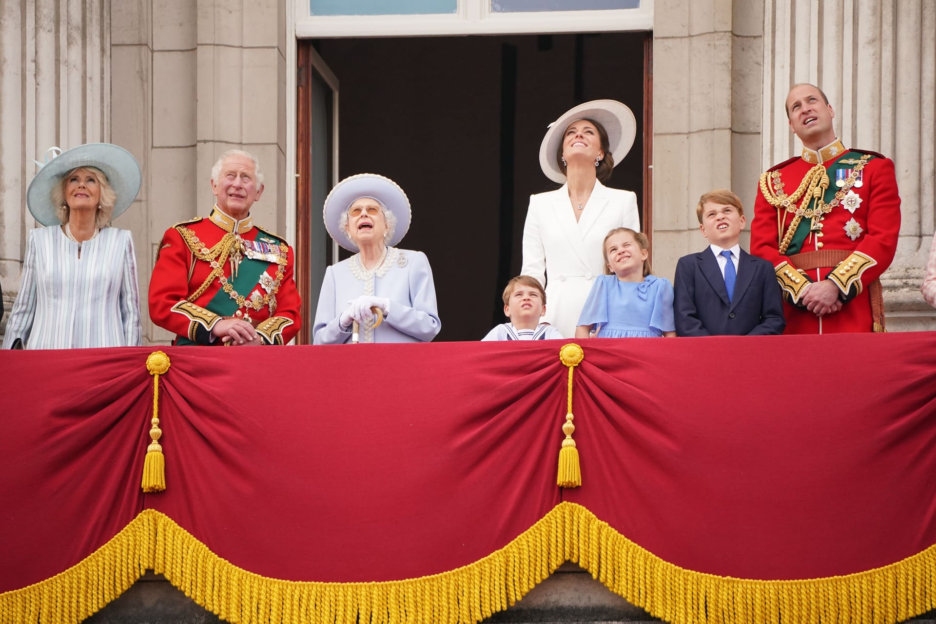 Die Royals bei der "Trooping the Colour"-Parade im vergangenen Jahr.