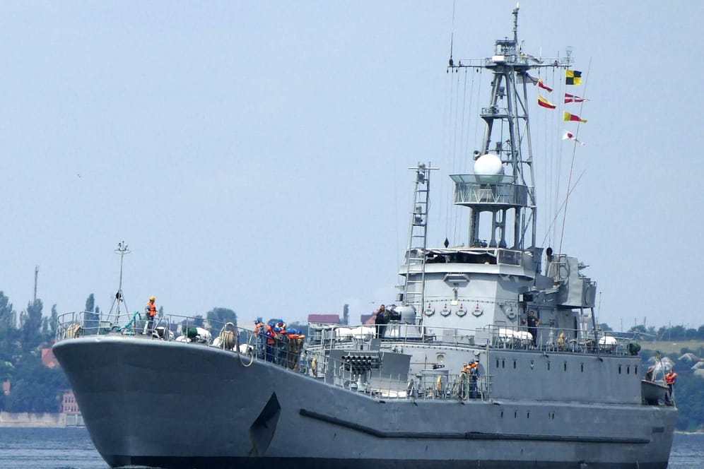 Landungsschiff Juri Olefirenko: Russland will das letzte Kriegsschiff der ukrainischen Marine versenkt haben.