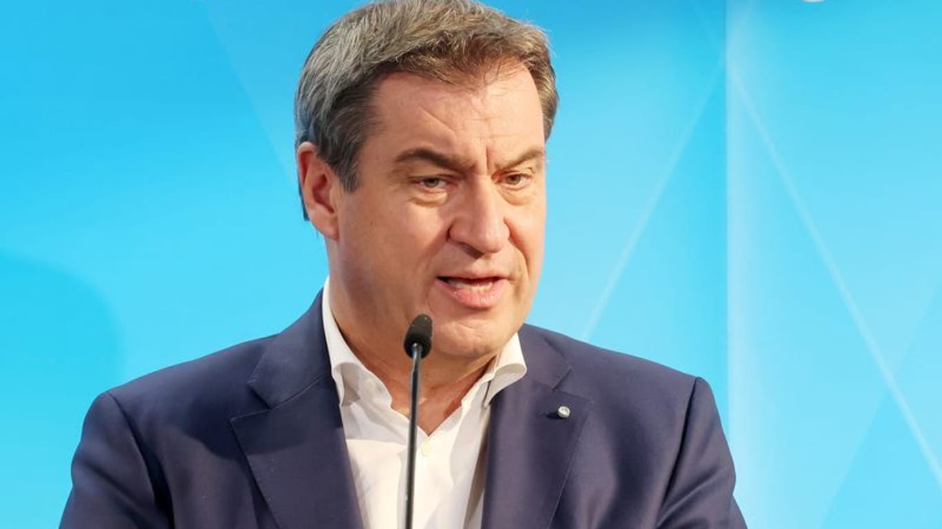 Markus Söder (CSU), Ministerpräsident von Bayern: Auf dem heutigen CSU-Parteitag soll Söder zum Spitzenkandidaten gewählt werden.
