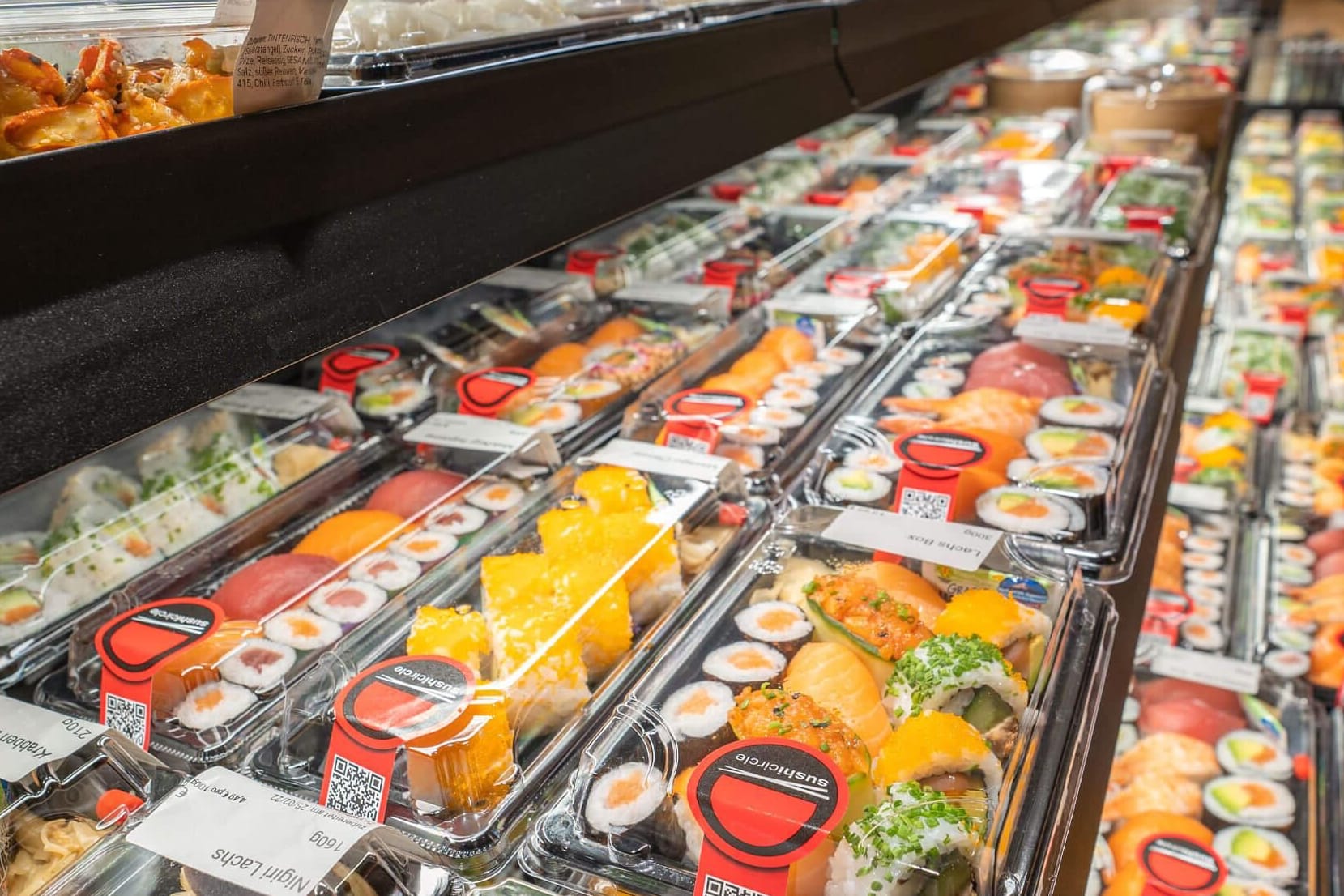 Sushi-Insel im Lebensmittelhandel: Der neue Eigentümer will schneller expandieren. Sushi-Insel im Lebensmittelhandel: Der neue Eigentümer will schneller expandieren.