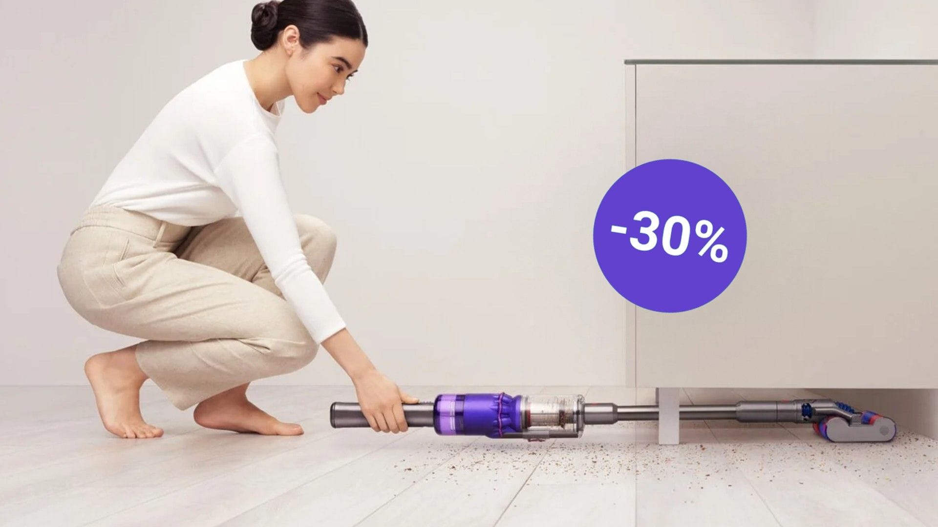 Seltenes Schnäppchen: Der Akku-Stielsauger Omni-glide von Dyson ist heute zum neuen Rekordpreis bei Media Markt erhältlich.