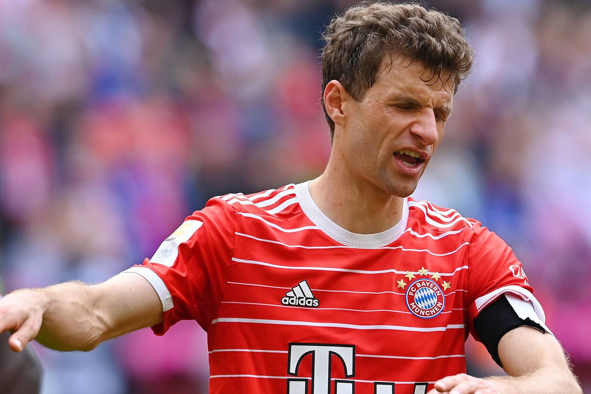 Mienenspiel: Thomas Müller musste in den letzten Wochen einiges erdulden.