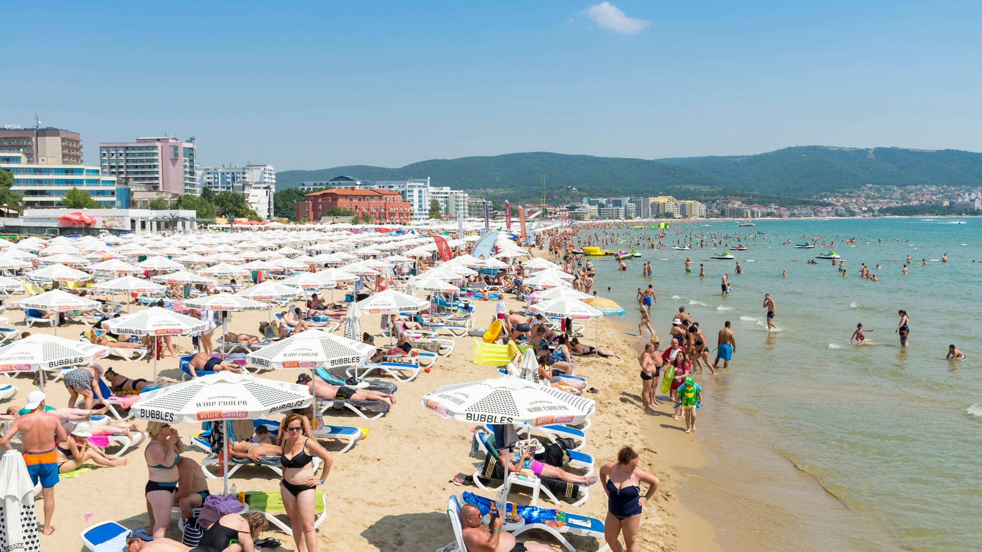 Sonnenstrand in Bulgarien: Hier wird vom Trinken des Leitungswassers abgeraten.