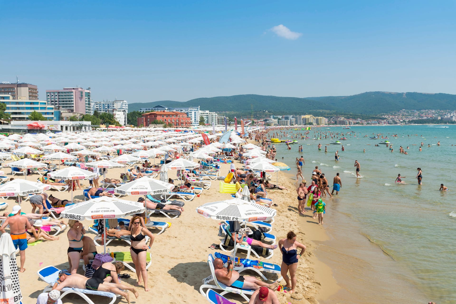 Sonnenstrand in Bulgarien: Hier wird vom Trinken des Leitungswassers abgeraten.