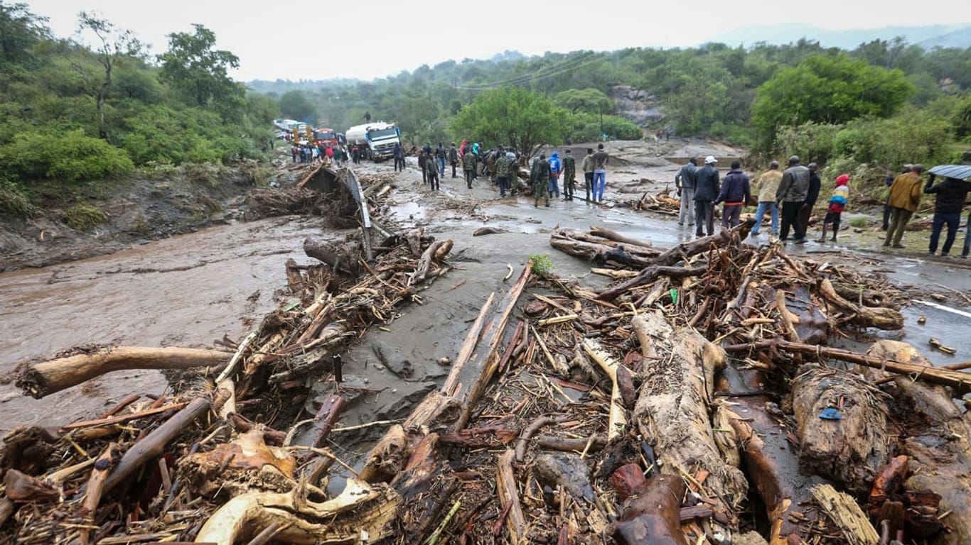 Überschwemmungen in Kenia.