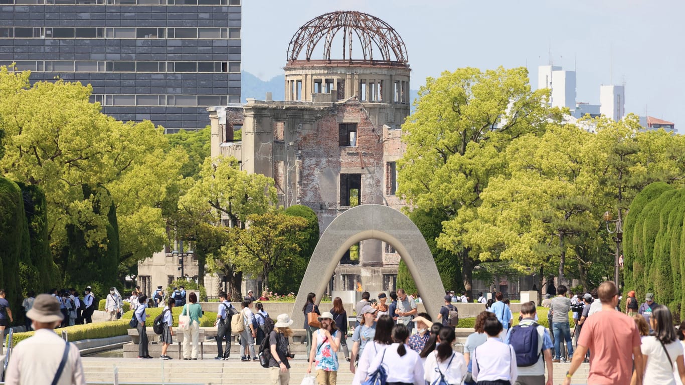 Der Friedensgedächtnispark in Hiroshima: Die Ruine ist heute ein Symbol des Friedens.
