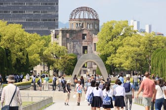 Der Friedensgedächtnispark in Hiroshima: Die Ruine ist heute ein Symbol des Friedens.