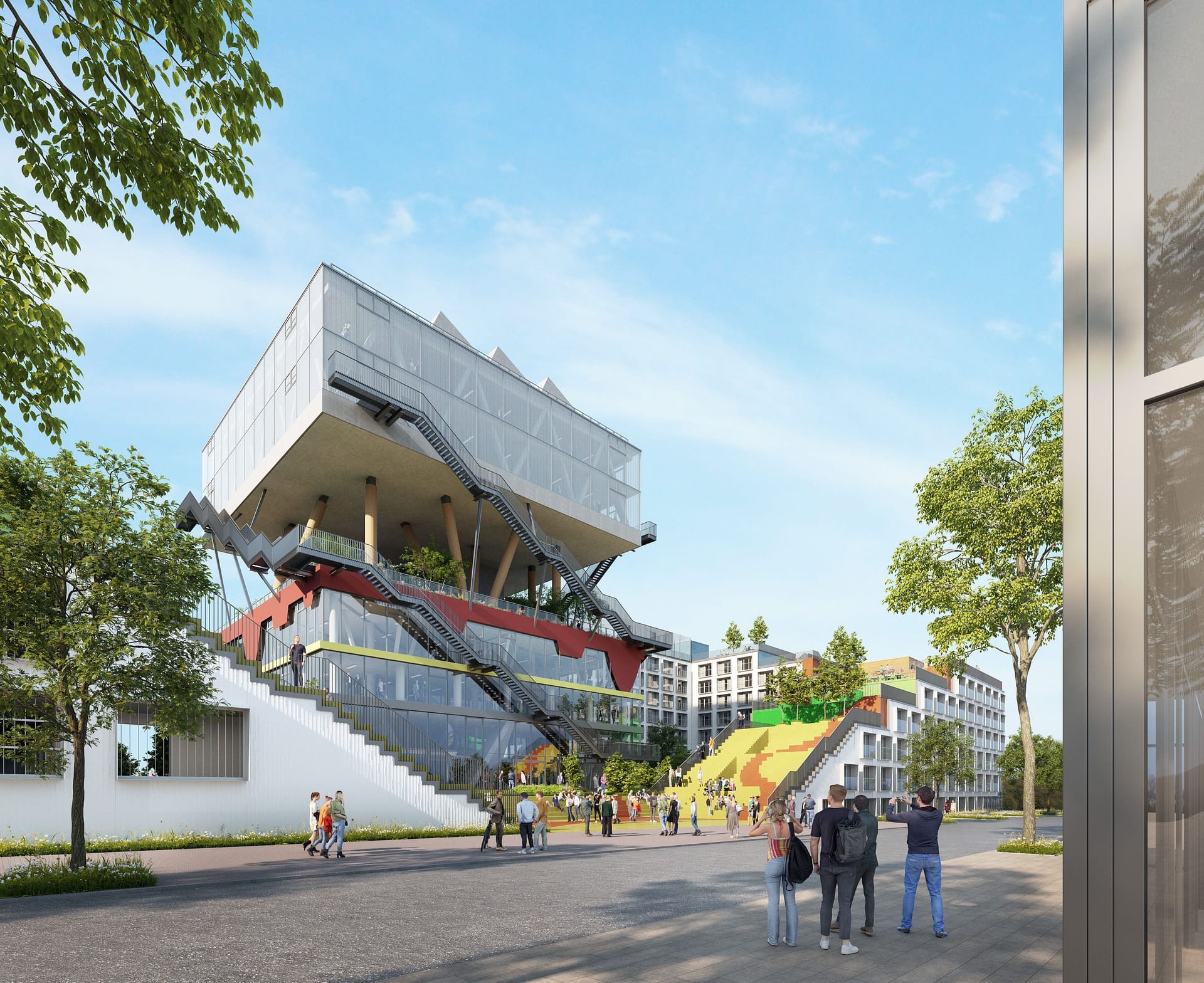 Ehemaliger Niederländischer Expo-Pavillon: So soll er nach dem Umbau aussehen.
