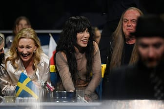 Eurovision Song Contest: Die schwedische Sängerin Loreen im Publikum in Liverpool.
