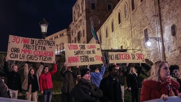 Palermo, Heimat der Cosa Nostra: Demonstranten protestieren im Januar gegen die Mafia.