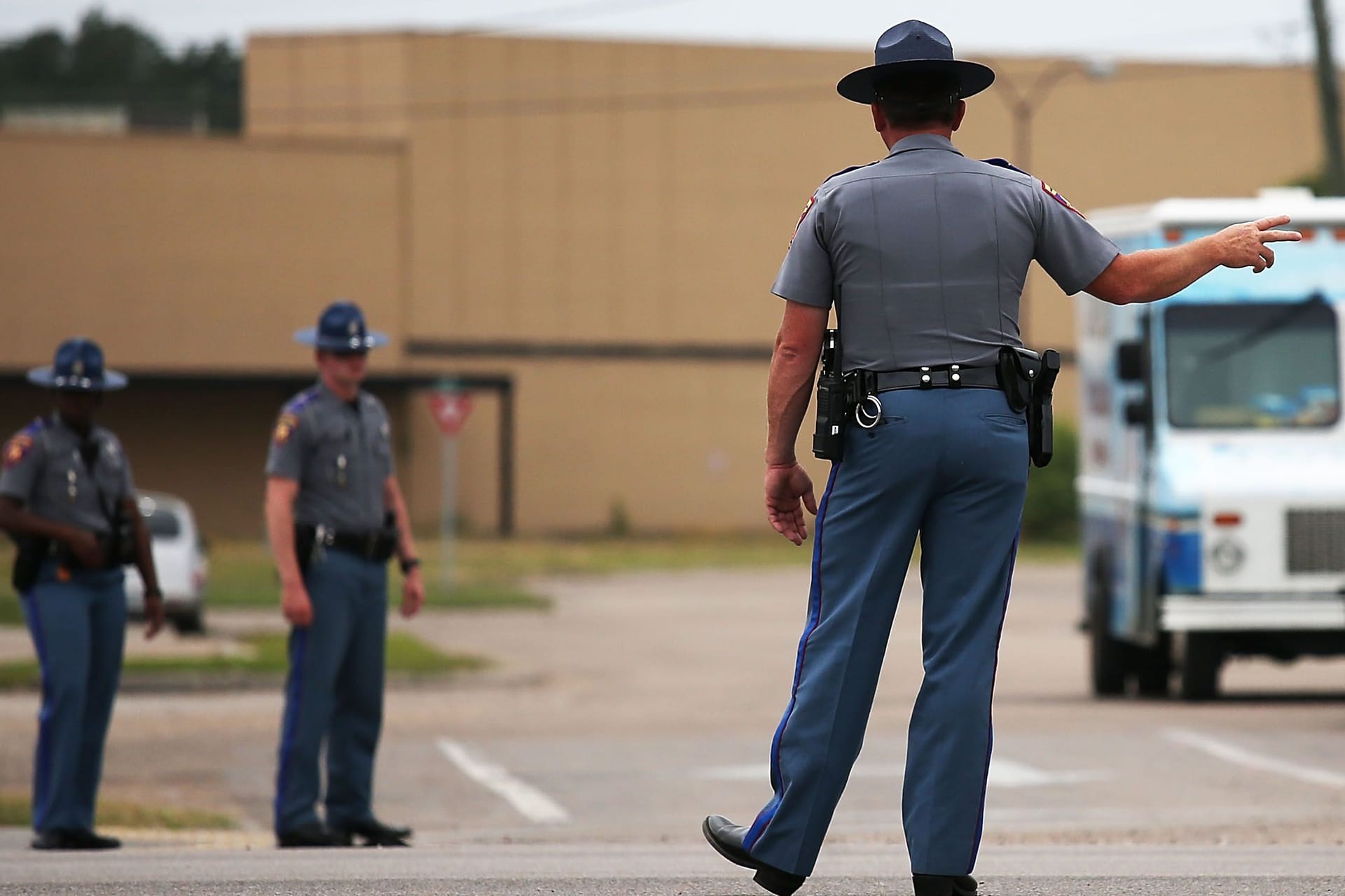 Ein US-Polizist im Bundesstaat Mississippi (Archivbild): Hier kam es zu einem tragischen Zwischenfall mit einem Elfjährigen.