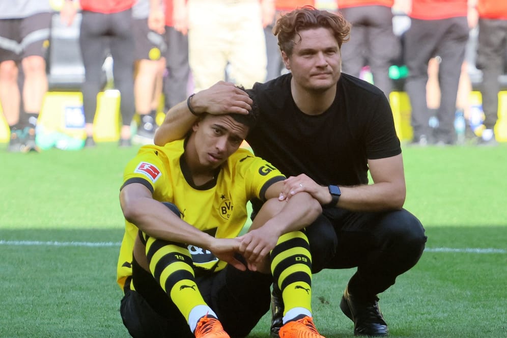 Edin Terzic und Jude Bellingham: Sie haben den Titel verspielt.