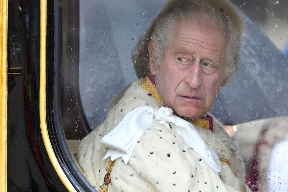 König Charles III.: Er wurde am Samstag in London gekrönt.