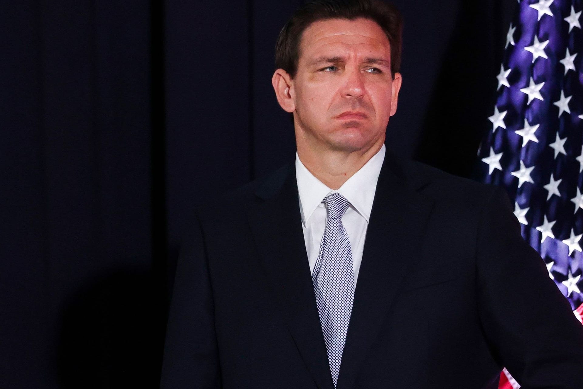 Fehlstart in Florida: Ron DeSantis hat seinen ersten Auftritt vermasselt.