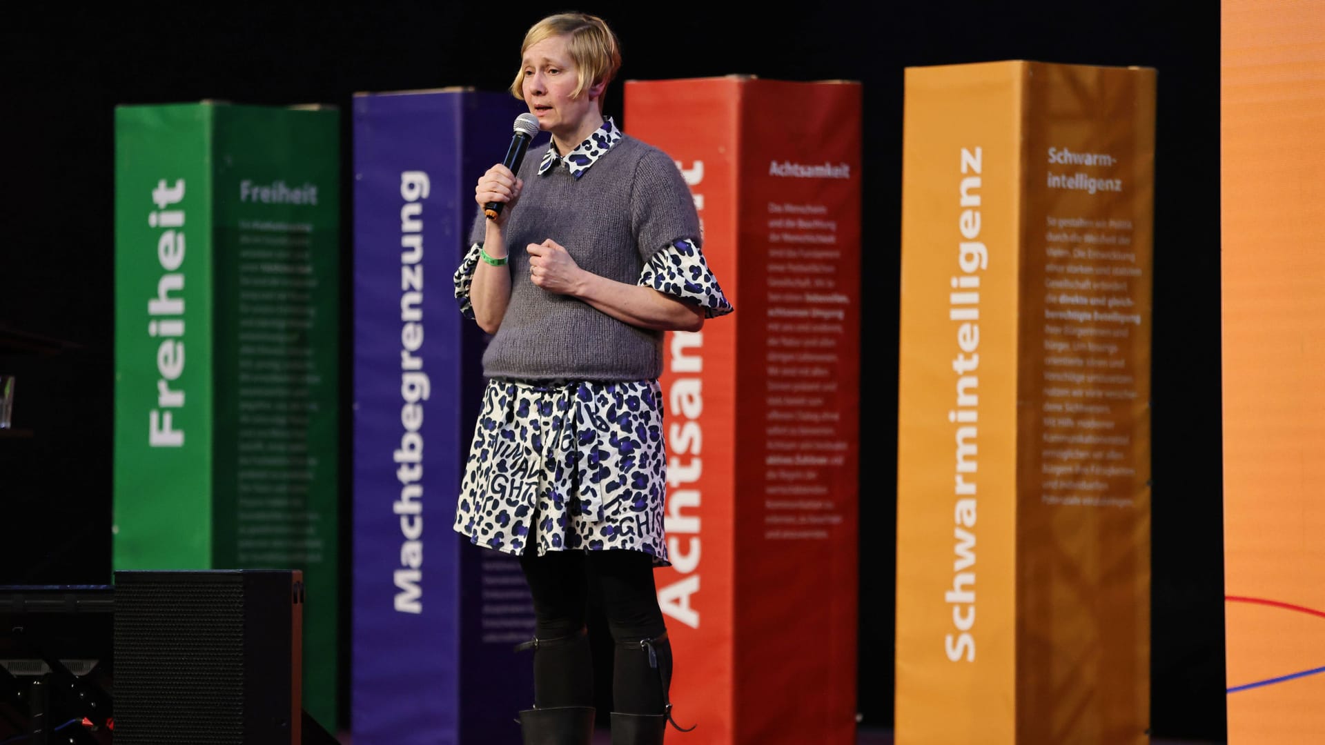 Viviane Fischer: Die bisherige Vorsitzende der "Basis" wurde beim Parteitag nach ihrem Vorstandsbericht nicht wiedergewählt.