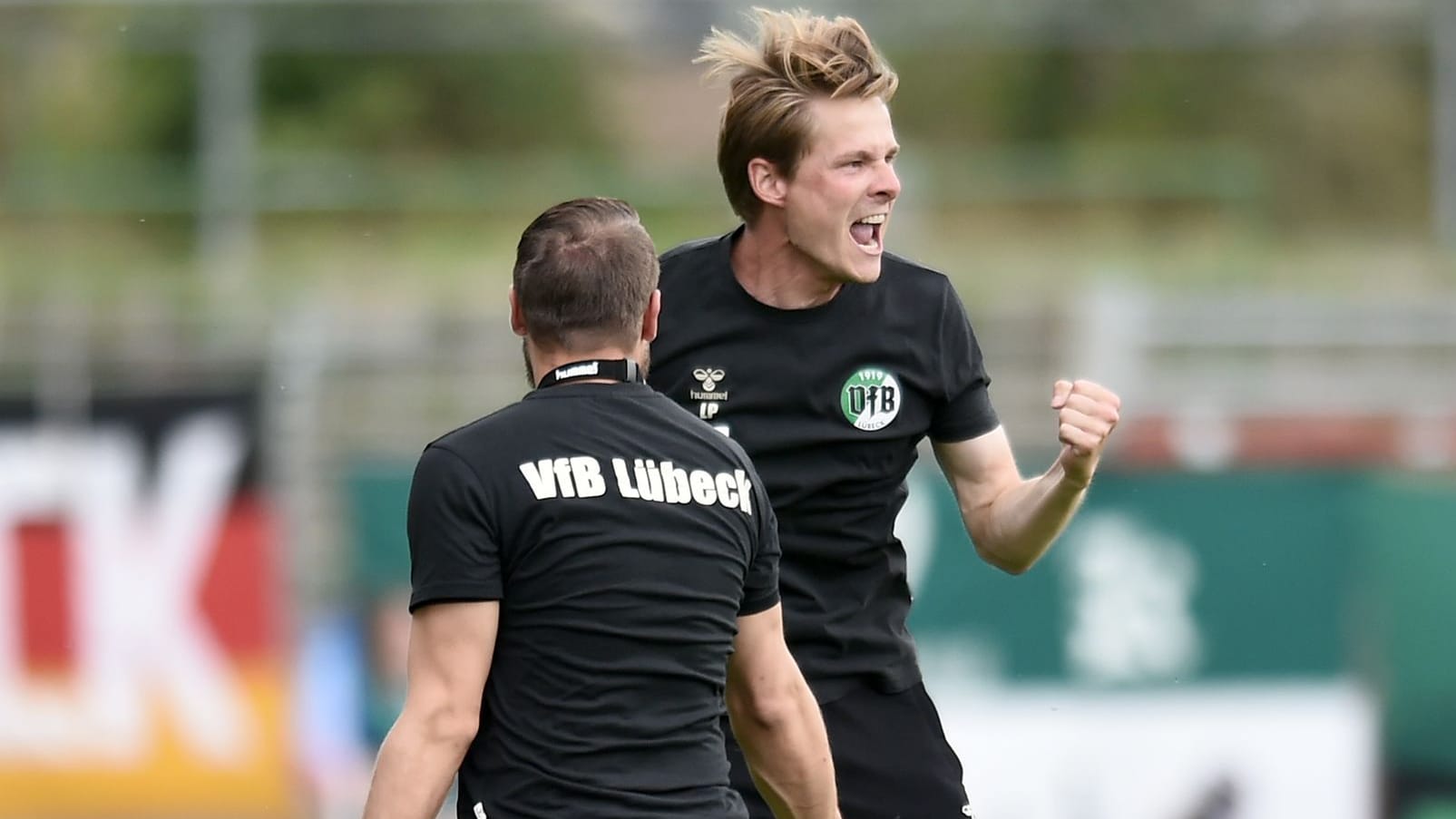 Lübeck-Trainer Lukas Pfeiffer (Archivbild): Zurück in der 3. Liga.