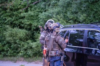 SEK-Einsatz in Pfaffenhofen an der Ilm: Ein Mann wurde festgenommen.