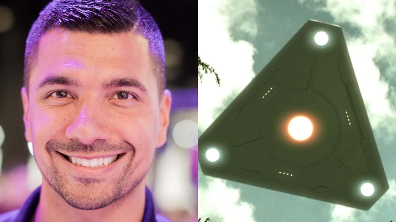 Julian Zietlow und das Ufo: Dieses Flugobjekt will Sektenanführer Darryl Anka gesehen haben.