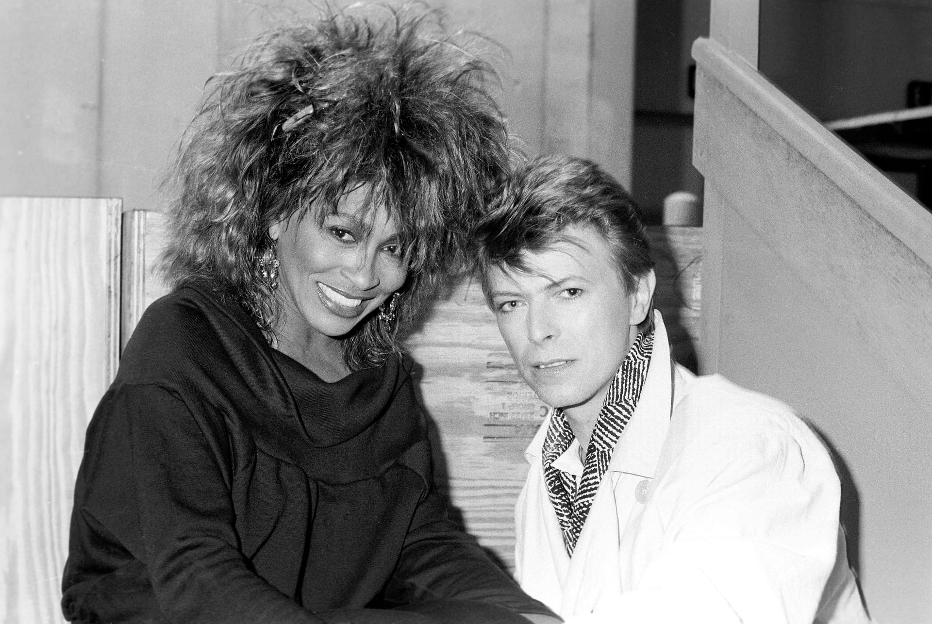 Großbritannien: Tina Turner und David Bowie im März 1985