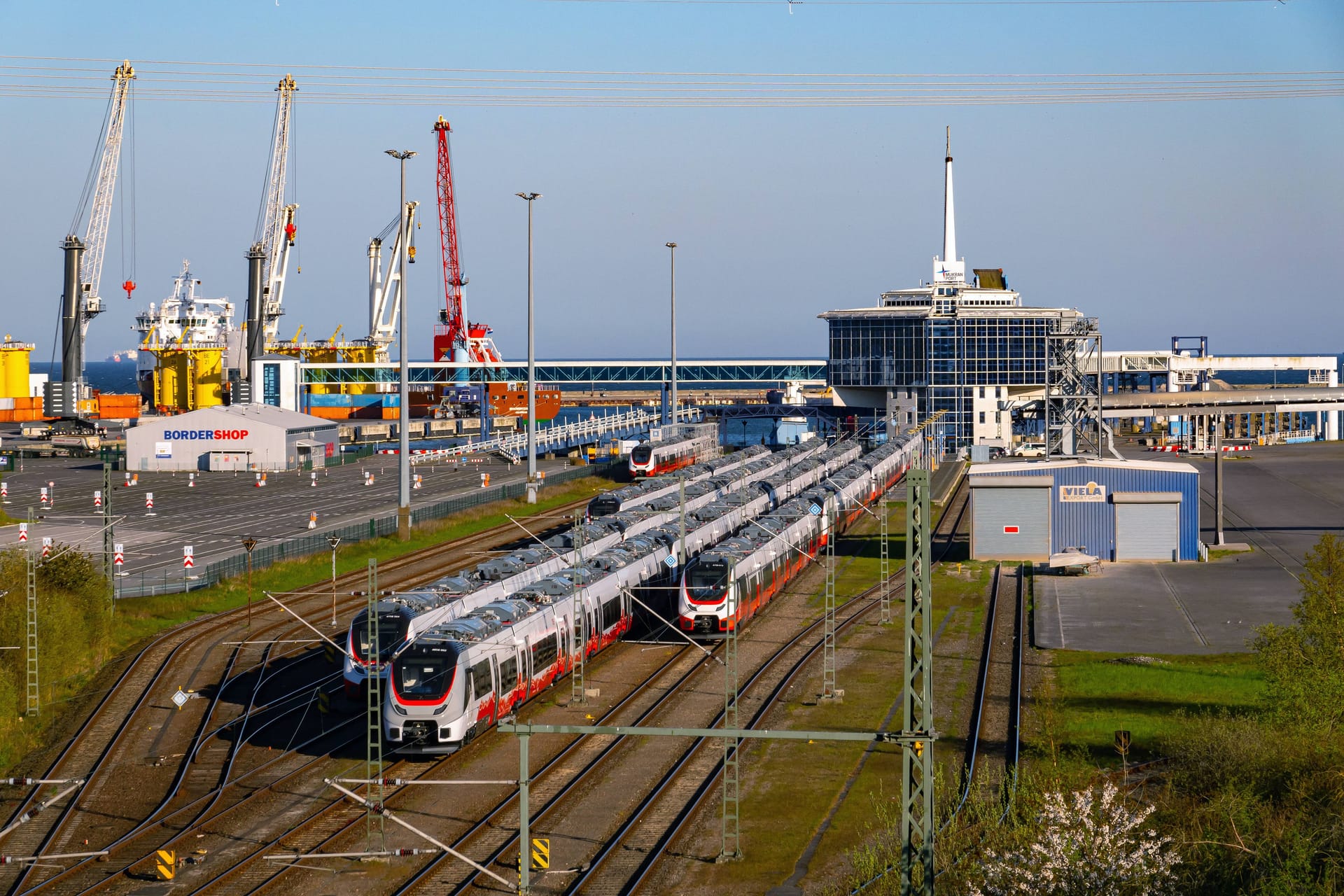 Fährhafen Sassnitz-Mukran: Dort soll die Bundesregierung ein LNG-Terminal planen.