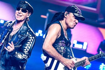 Klaus Meine und Matthias Jabs: Die Scorpions rockten in Berlin.