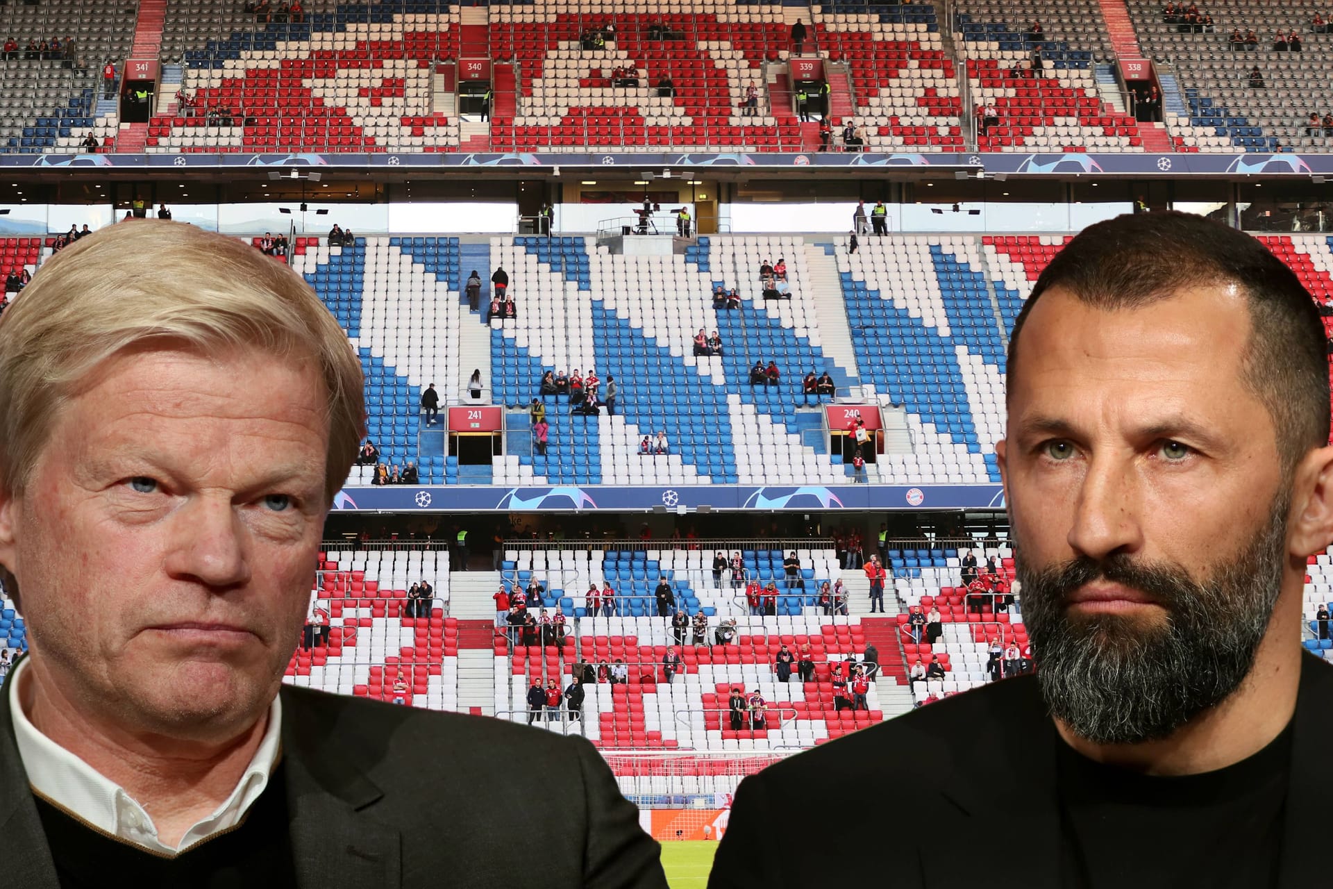 Oliver Kahn (l.) und Hasan Salihamidzic: Sie wurden beim FC Bayern freigestellt.