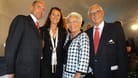 Preisverleihung an Helmut Kohl 2011: Karl-Erivan und seine Ehefrau Katrin Haub mit seinen Eltern Helga und Erivan Haub.