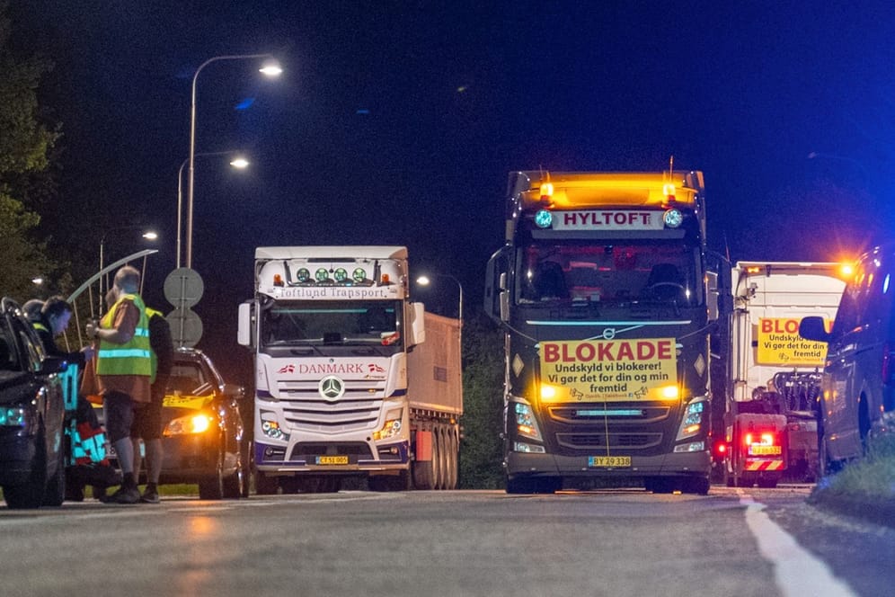 Dänemark - Proteste gegen LKW-Maut