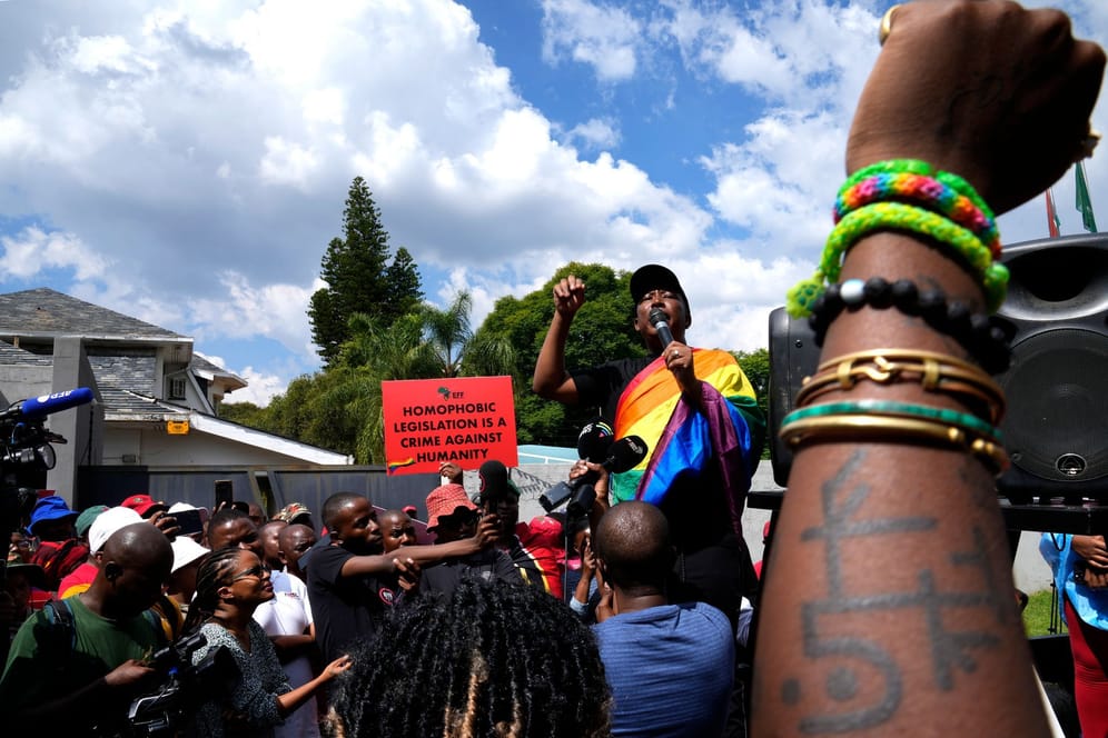 Proteste in Uganda: Die "Beteiligung an homosexuellen Handlungen" stellt dem neuen Gesetz zufolge ein Verbrechen dar.