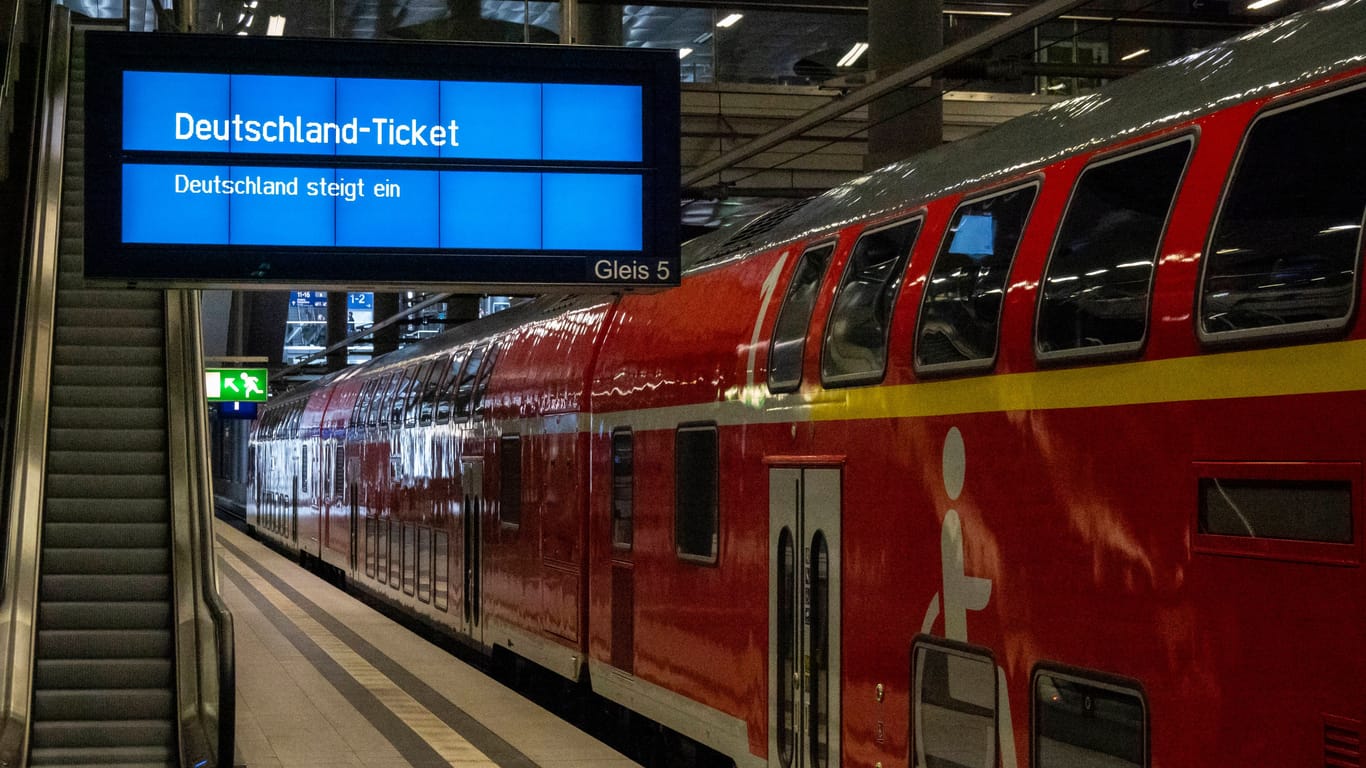 Deutschland-Ticket: Auf manchen Strecken kommen Sie sogar bis ins Ausland.