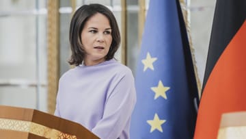 Annalena Baerbock: Die Bundesaußenministerin schlug vor, ein Sondertribunal auf Grundlage ukrainischen Rechts zu bilden.