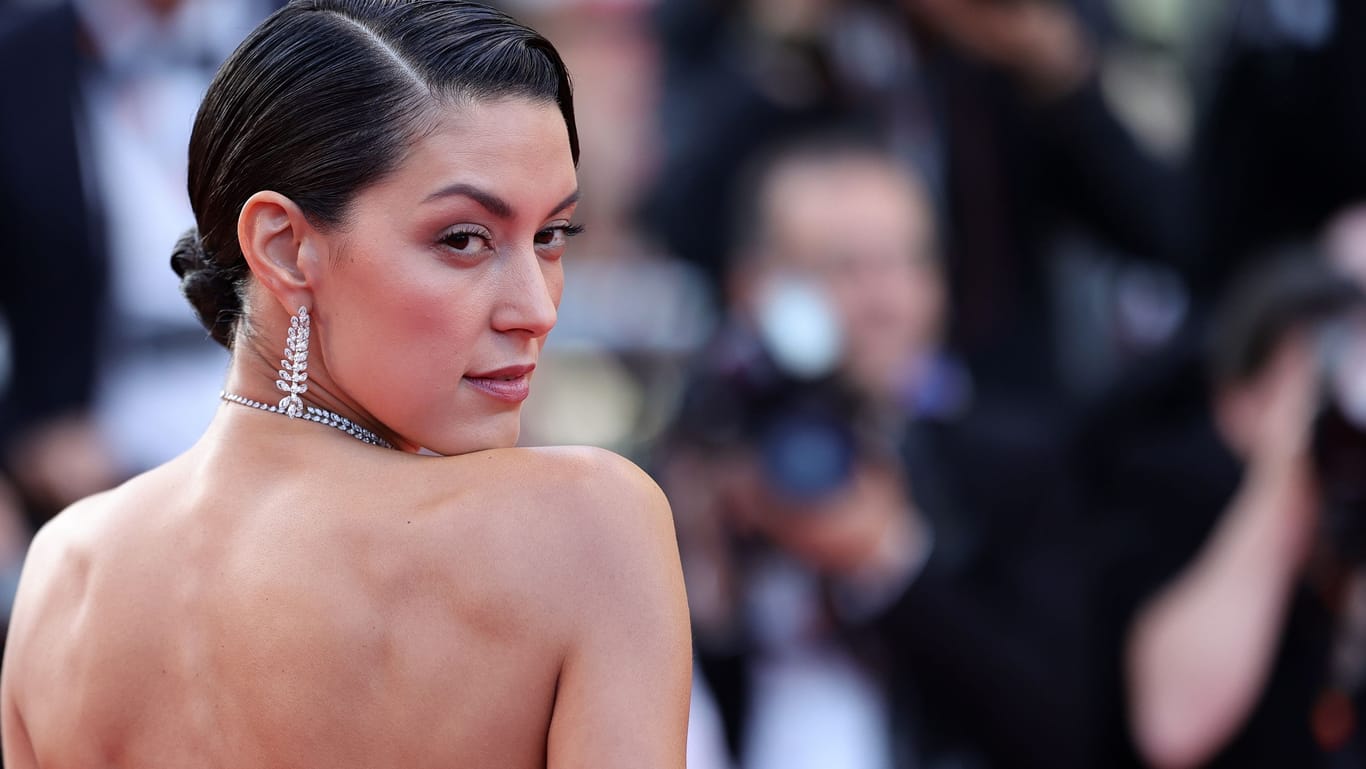 Rebecca Mir: Das Model zeigte sich bei den Filmfestspielen in Cannes.