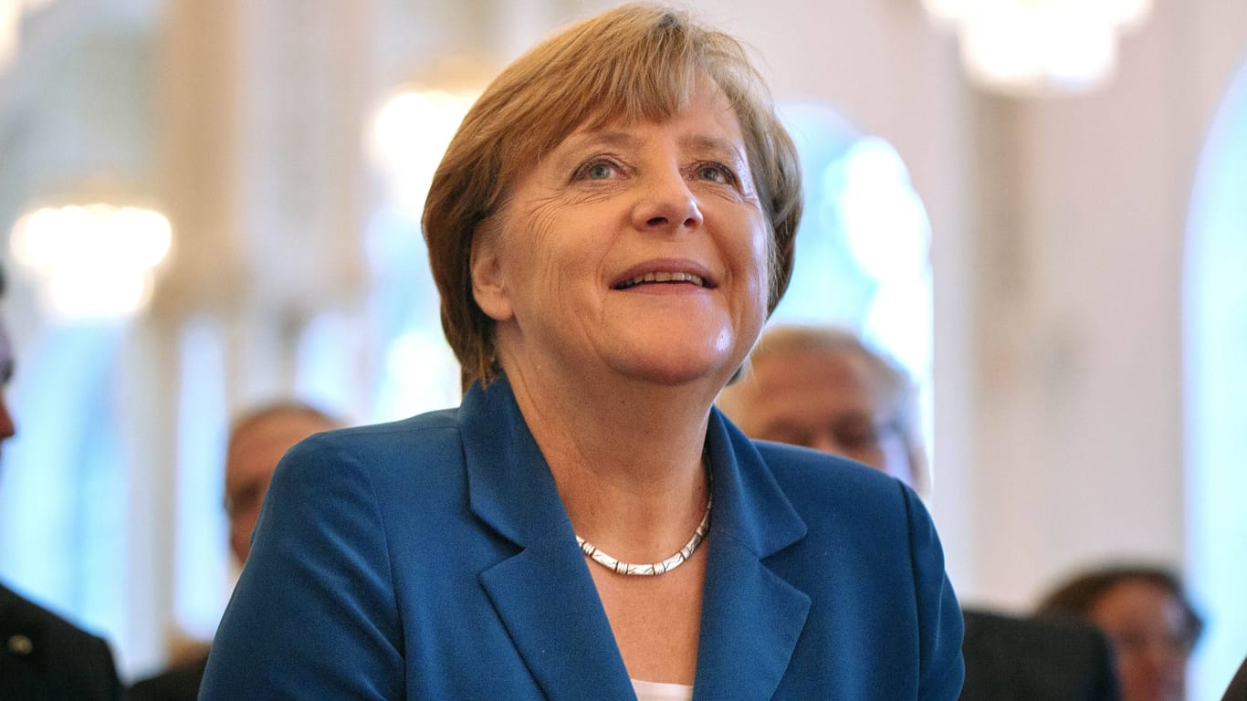 Angela Merkel: Die damalige Kanzlerin beim Festakt zum 70-jährigen Bestehen der CDU in NRW.